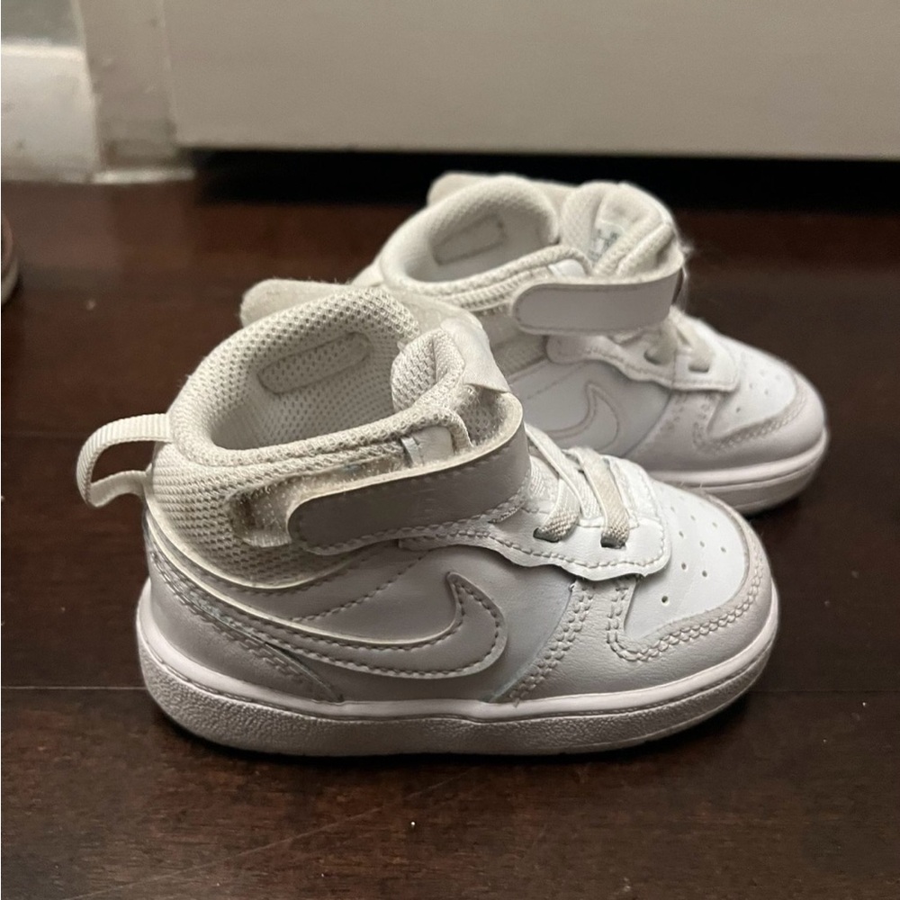 Nike Kids All-White Sneakers